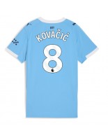 Manchester City Mateo Kovacic #8 Domácí Dres pro Dámské 2025-26 Krátký Rukáv